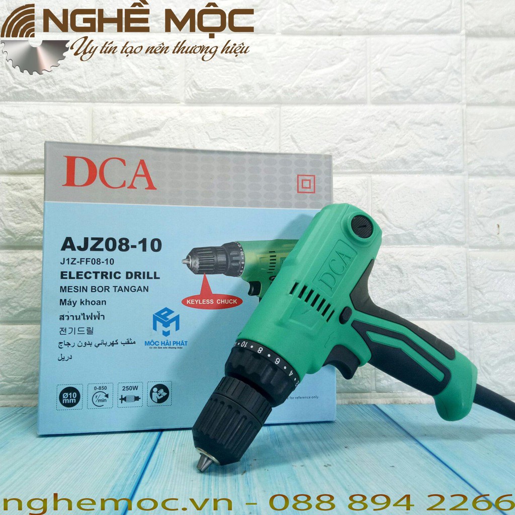 Máy khoan vặn vít dùng điện DCA AJZ08-10