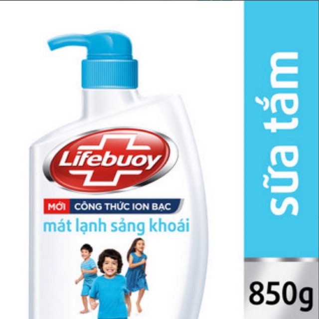 Sữa tắm Lifebouy Mát Lạnh Sảng Khoái 850g