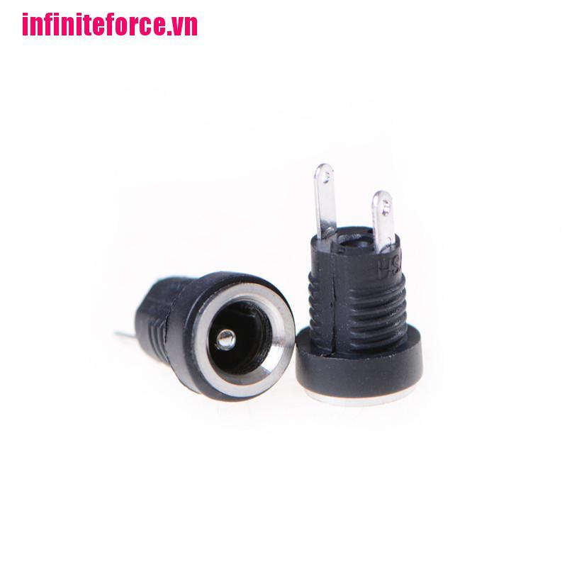 Set 10 đầu nối ổ cắm nguồn dc-022b 5.5x2.1mm cao cấp