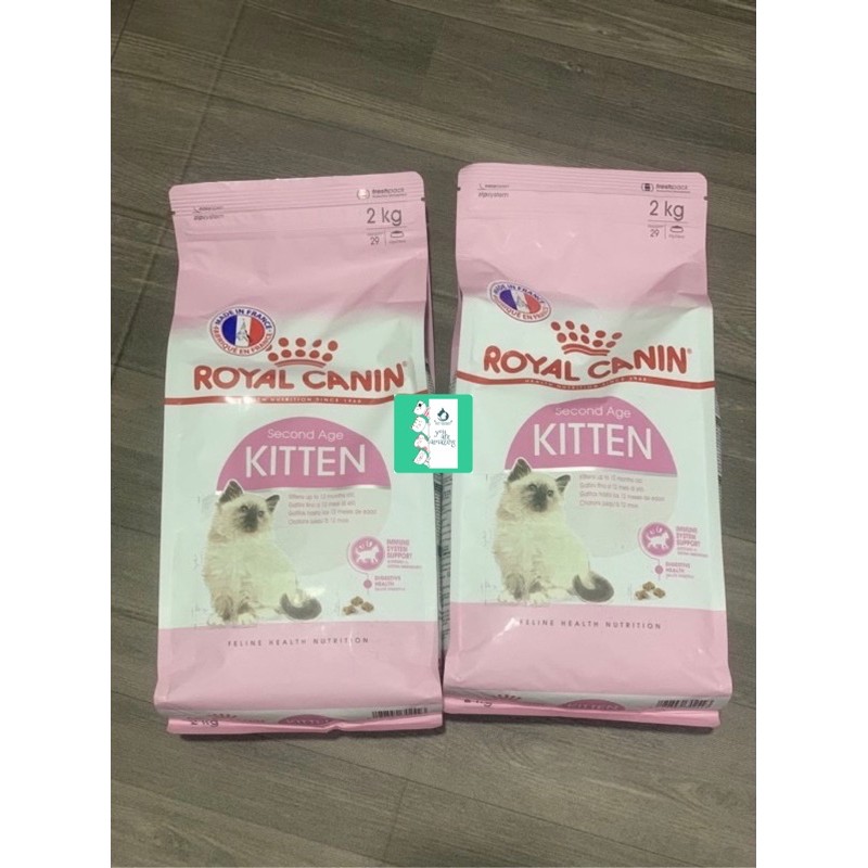 Hạt Royal Canin Kitten Thức ăn cho mèo 4-12 tháng 2kg