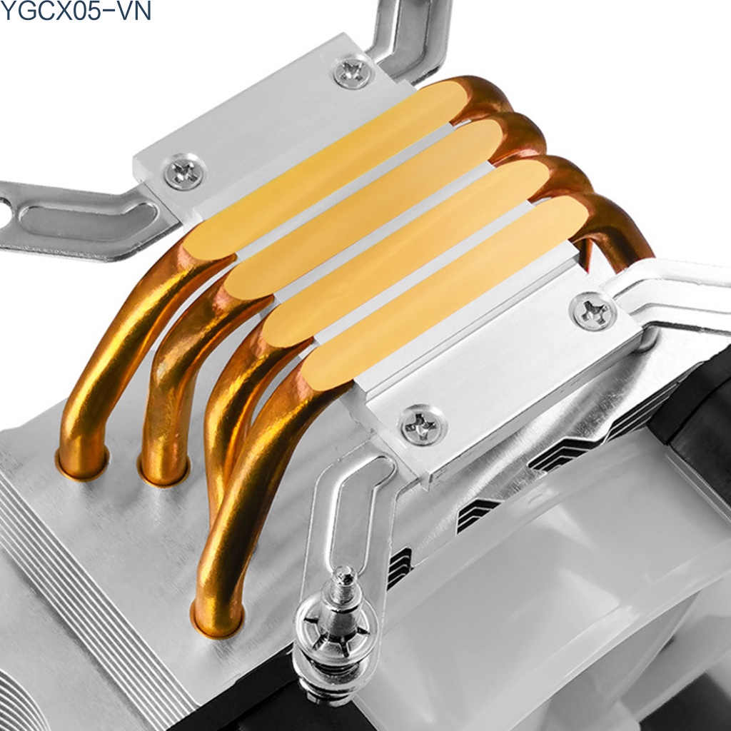 Quạt Tản Nhiệt Cpu Coolmoon X400 4pin Sata 4 Ống Đồng 5v 3pin Argb Cho Intel / Amd | BigBuy360 - bigbuy360.vn