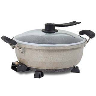 Nồi Lẩu Điện Đa Năng SATO 50NL52 Chống Dính Vân Đá, Nấu Canh Chiên Xào Rán