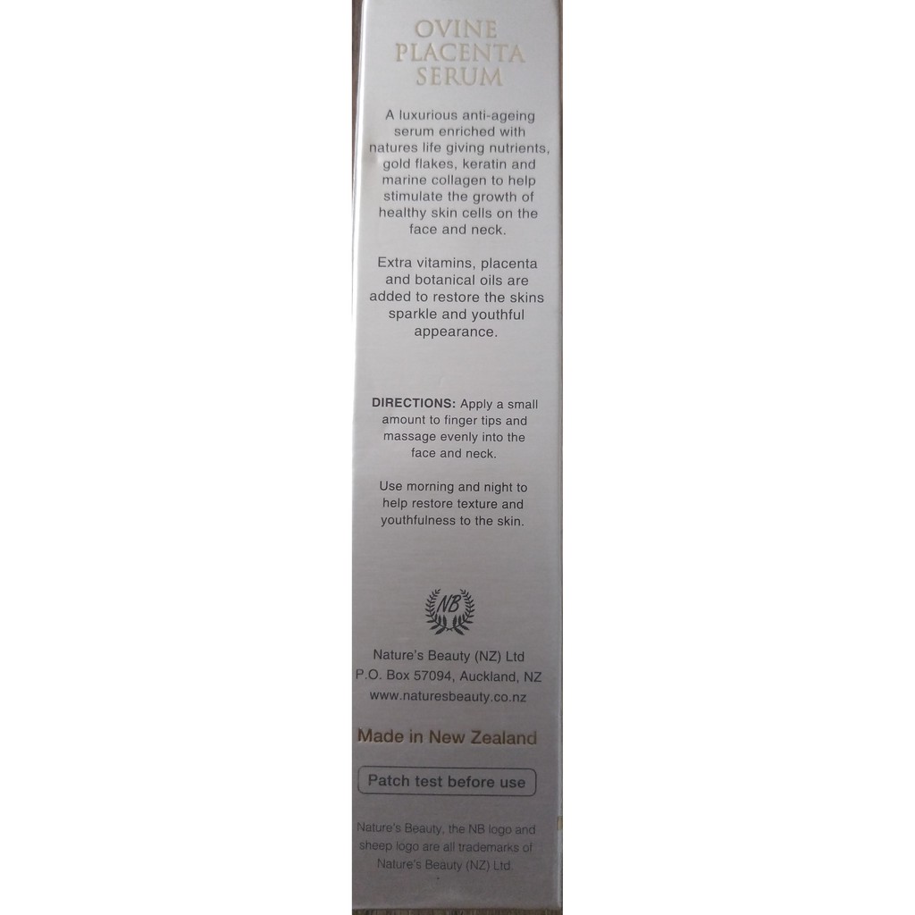 Ovine Placenta Gold Serum Tinh chất vàng & Nhau thai cừu