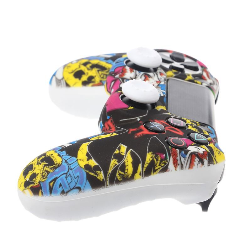 Vỏ Bọc Nút Bấm Điều Khiển Chơi Game Bằng Silicon Mềm Chống Nước Chống Trượt Cho Playstation 4 Ps4