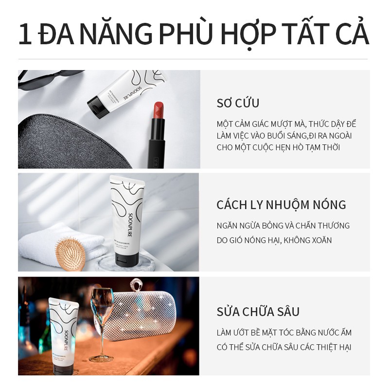 Chất dưỡng chăm sóc tóc phục hồi hư tổn 100ml hiệu SOON PURE