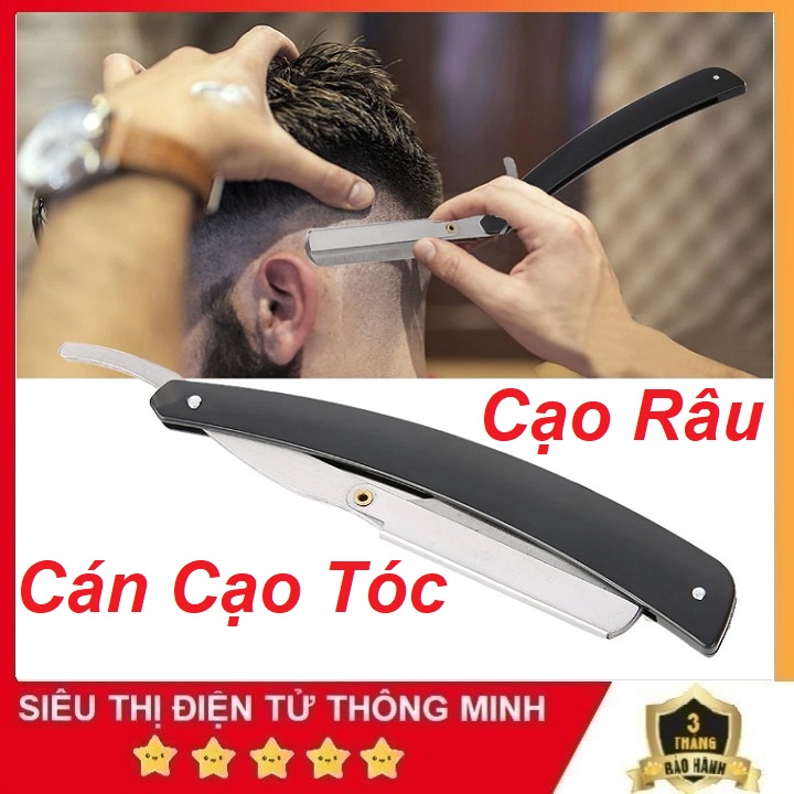 Chuôi Dao Cạo Tóc Cạo Râu, Chuyên Nghiệp - Chuẩn Cho Salon - Thép Không Gỉ DC600 - Bảo Hành 12 Tháng