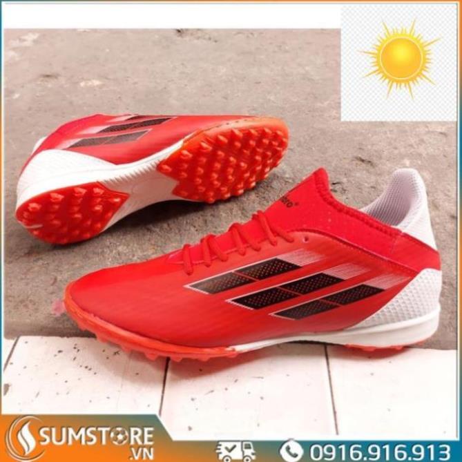 👳 Giày Đá Bóng Nam Nữ Winbro Xspeed 2022 Cao Cấp Màu Đỏ - Giày Đá Banh Cổ Cao Đinh TF ⚽ 👳 🌈