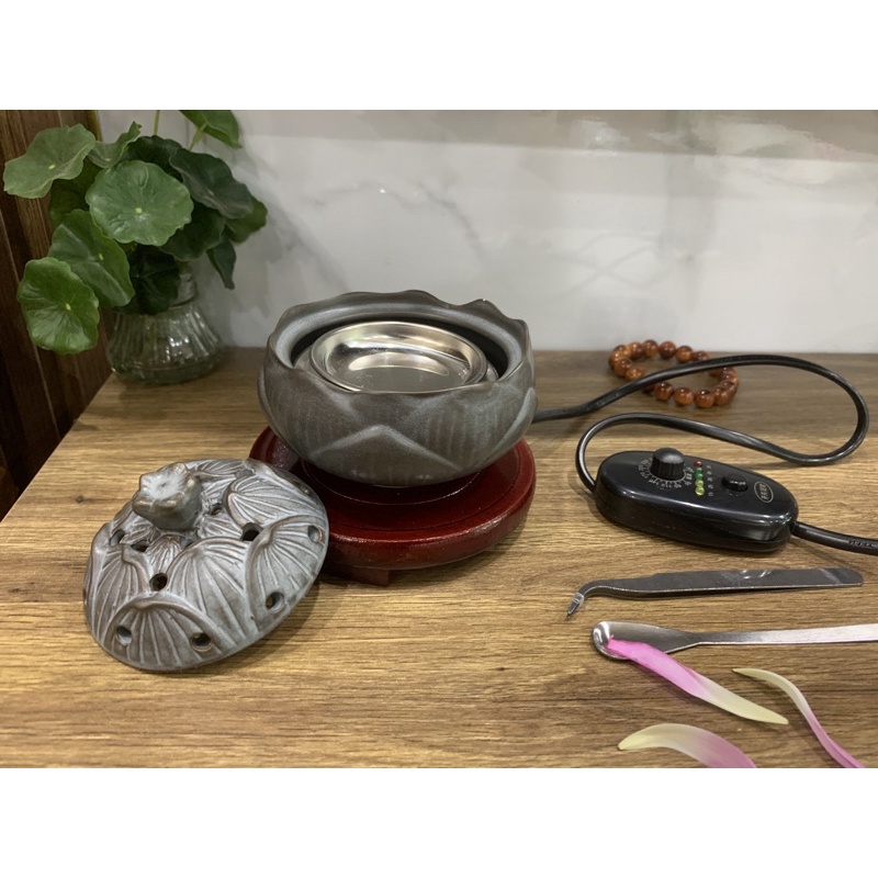 Lò xông - Lư xông trầm điện Size to, có hẹn giờ