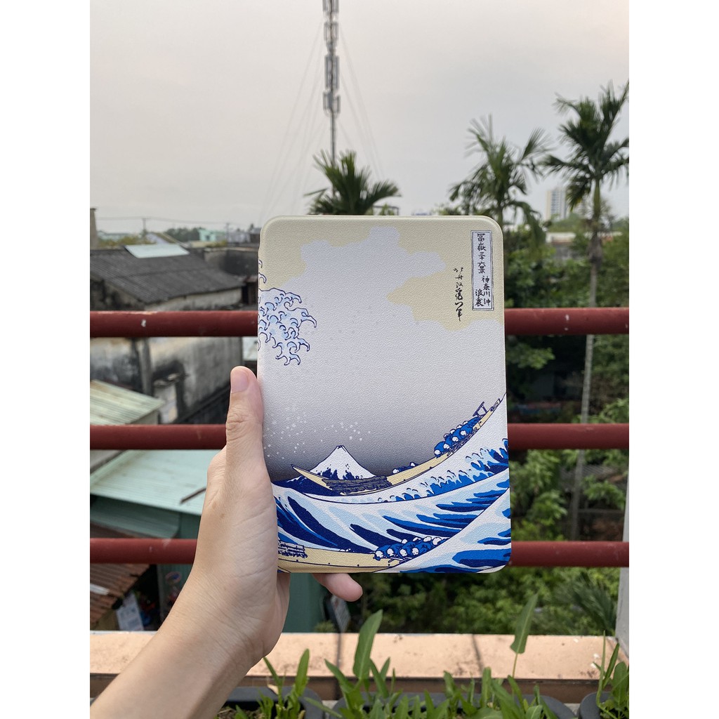 Cover ốp lưng dẻo tranh thủy mạc cho kindle paperwhite gen 3 và gen 4,gen 5