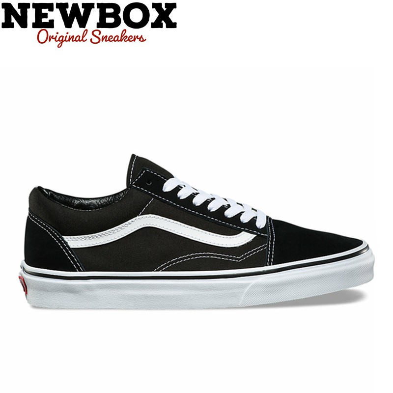 Giày Vans Old Skool Black White SKU VN000D3HY28