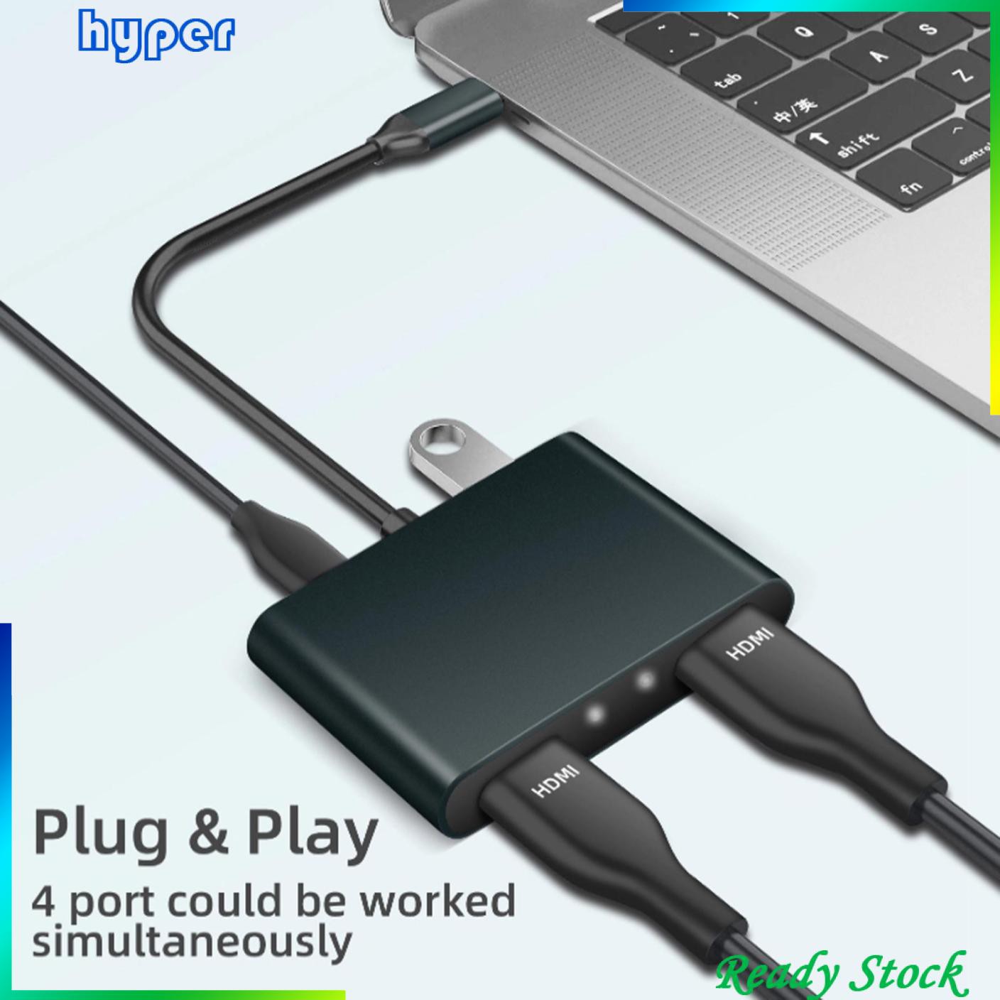 Cáp Chuyển Đổi Usb-C Sang Hdmi 4k 30hz Cho Macbook Pro 2018 / 2017 Dell Xps 13 / 15