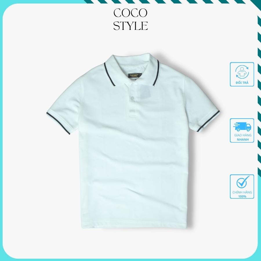 Áo Thun Nam Polo Có Cổ Basic Sang Trọng, Áo Phông Nam Cao Cấp Có Cổ Vải Cá Sấu Cotton Thoáng Mát Chống Nhăn-COCO STYLE