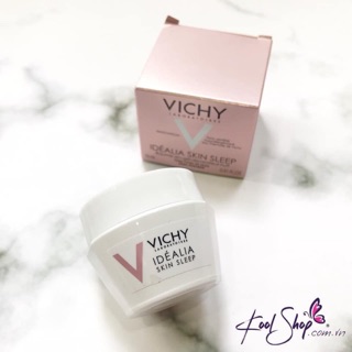 MINI 15ml🌙 Kem dưỡng tái tạo da ban đêm Pháp Idealia Skin Sleep 🌙