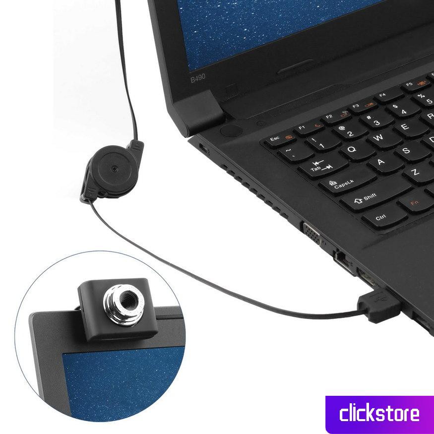 Webcam Mini Usb 2.0 5 Megapixels Có Thể Thu Gọn Cho Pc Laptop