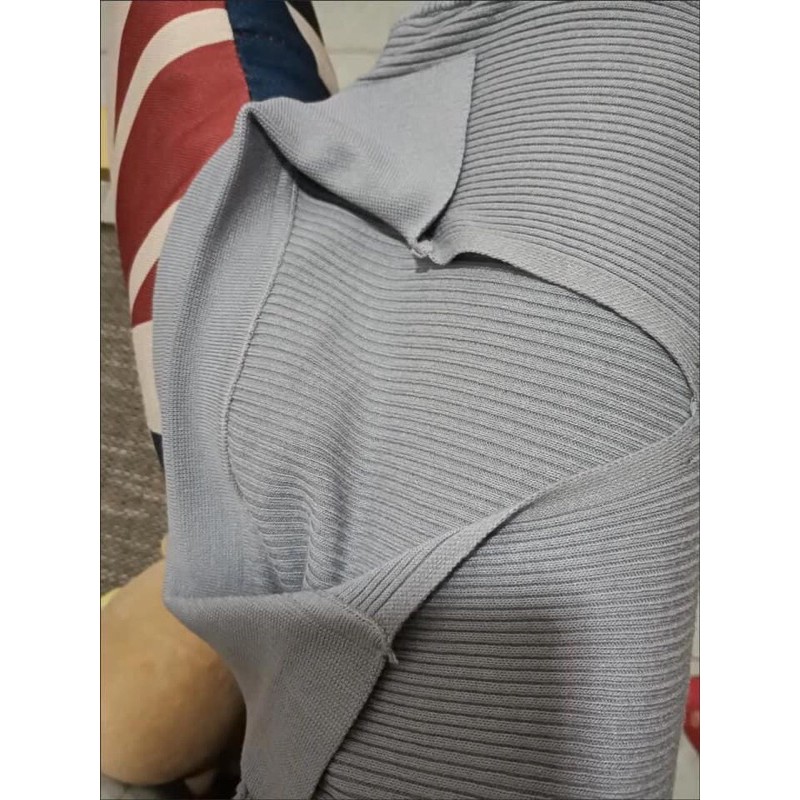 Áo croptop polo cổ bẻ