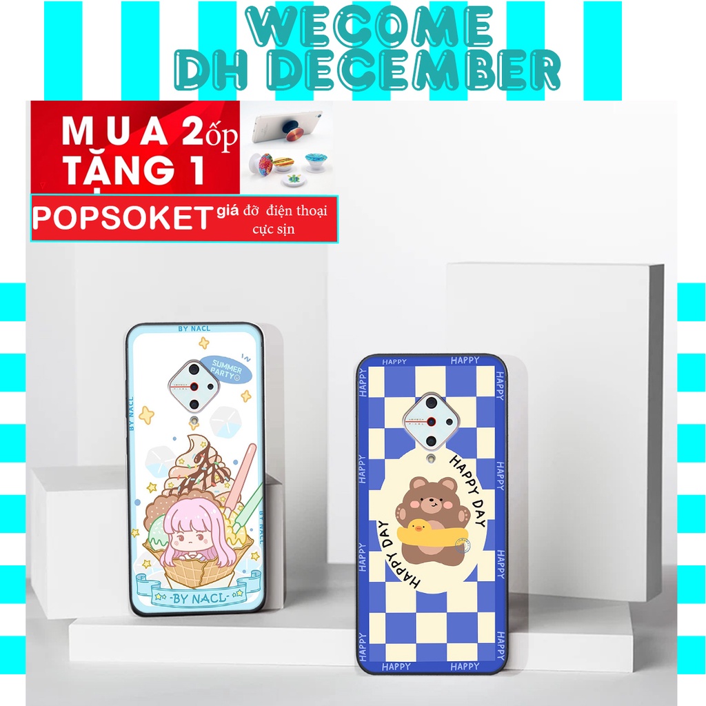 Ốp lưng Vivo S1 PRO  in hình 3D gấu mới nhất - sang - chảnh - ĐẸP- BỀN