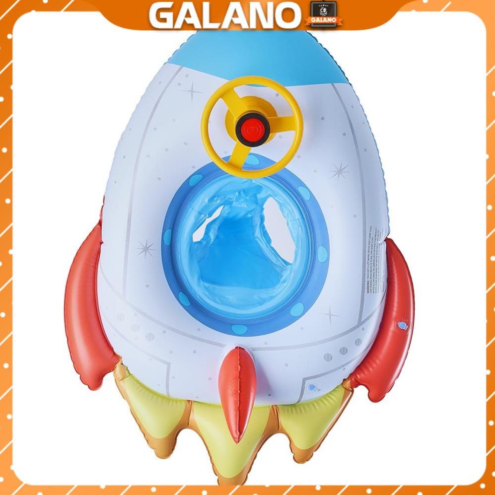 Phao bơi cho bé GALANO phao bơi chống lật an toàn hình tên lửa có xỏ chân độc đáo SS-001397