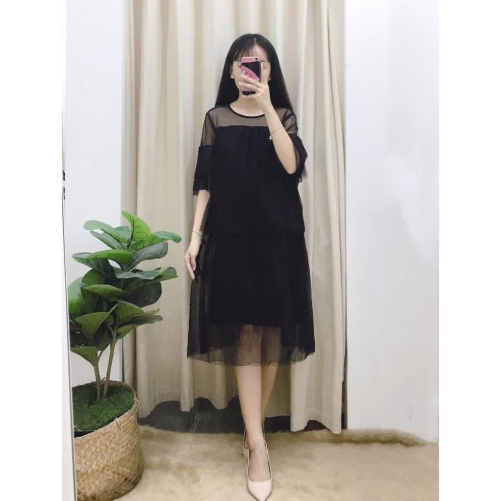 [FREE SHIP - GIÁ XẢ LỖ] Váy trắng suông 3 tầng [GIÁ SỈ]