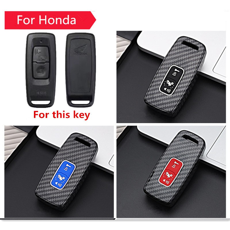 Vỏ Chìa Khóa Điều Khiển Từ Xa ABS Sợi Carbon Cho Honda PCX PCX-160 PCX160 PCX 160 2021