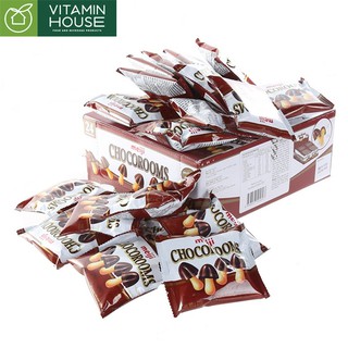 Hộp 24 gói Bánh Quy Nấm Socola Chocorooms Meiji 21g