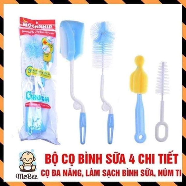 Cọ rửa bình sữa (5 chi tiết)