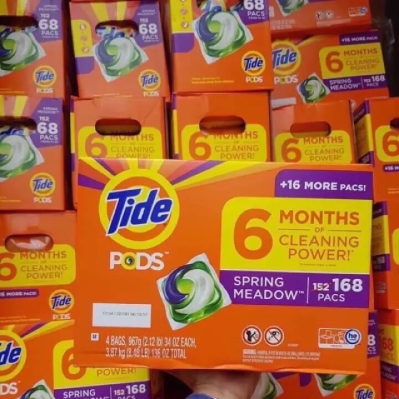 Viên giặt TIDE PODS 3IN1 USA 42 viên