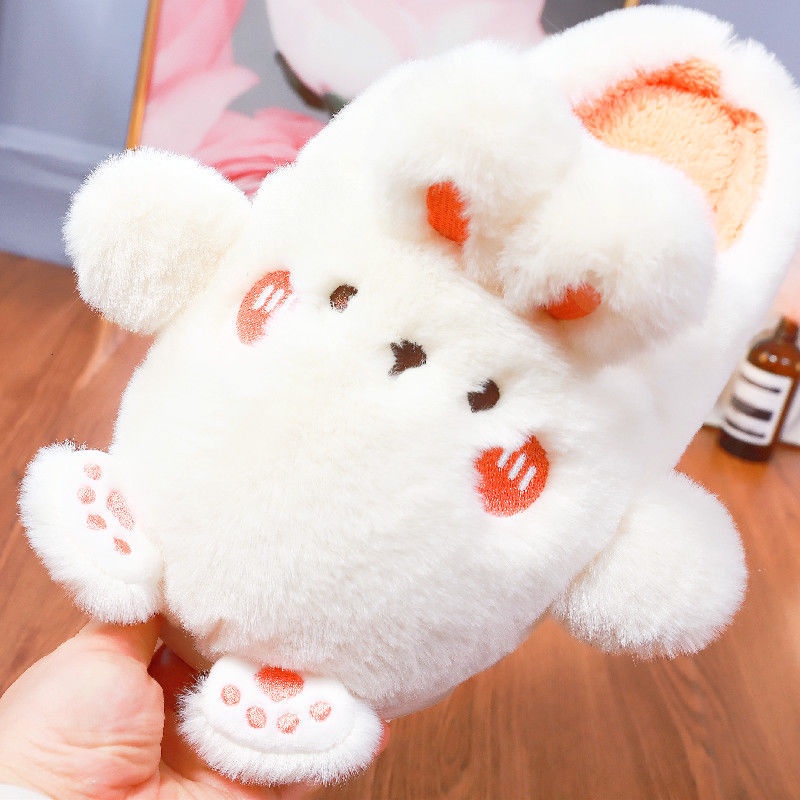 Dép Đi Trong Nhà Đế Dày Cao Gót Chống Trượt Phong Cách Mới Dễ Thương Dành Cho Bạn Nữ @ -