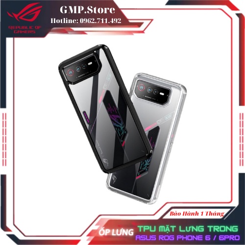 Ốp Lưng TPU Mặt Lưng Trong Asus Rog Phone 6 / 6 Pro / 6D / 6D ultimate / 6 Batman Chống Sốc Chống Va Đập