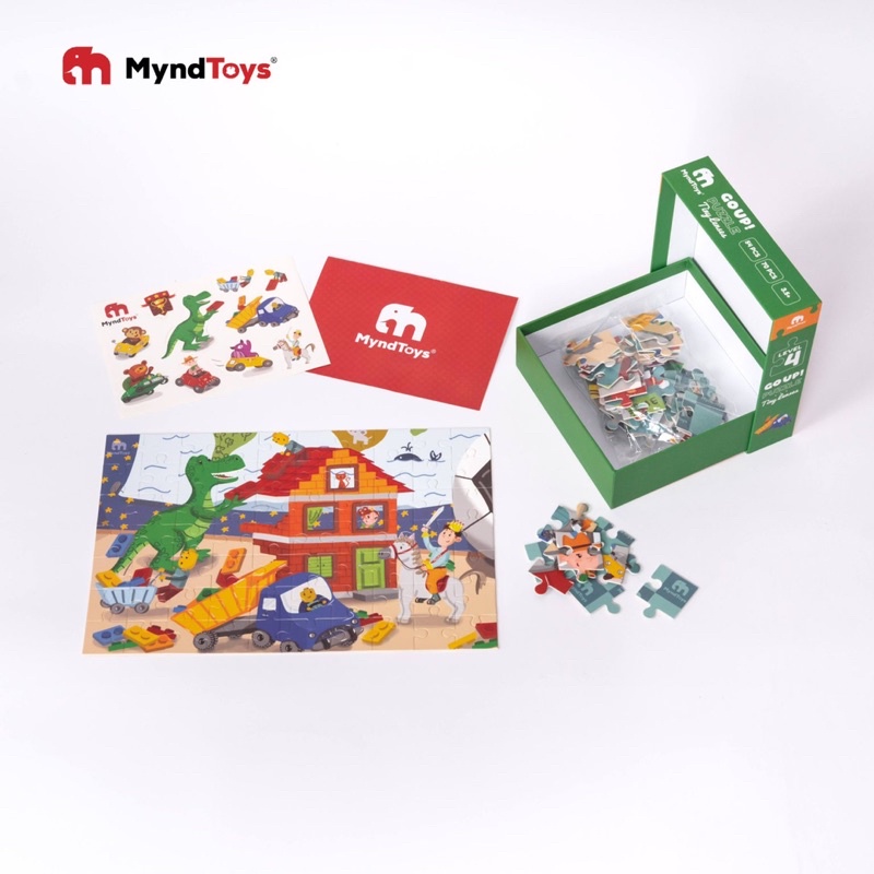 Đồ Chơi Xếp Hình Myndtoys Go Up! Puzzle Level 3 4 5 Dành Cho Các Bé Trên 3 Tuổi (Nhiều Chủ Đề)