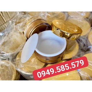 HỦ 200gr thân trắng nắp xi bạc