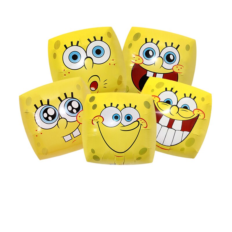 Bong bóng lá nhôm hình hoạt hình SpongeBob 33 inch dùng trang trí tiệc sinh nhật cho bé