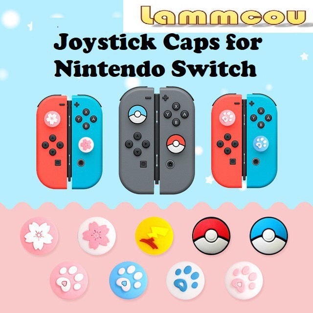 Vỏ Bọc Nút Điều Khiển Lammcou Cho Máy Chơi Game Nintendo Switch & Switch Lite - Hàng nhập khẩu
