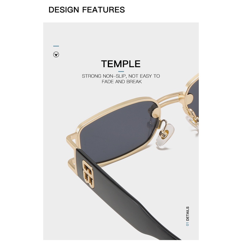 Mắt kính gọng kim loại phong cách Hàn Quốc thời trang nữ cá tính