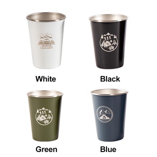 4pcs 350ml Reusable Gift Tea Outdoor Camping With Storage Bag Stackable Beer Cup
