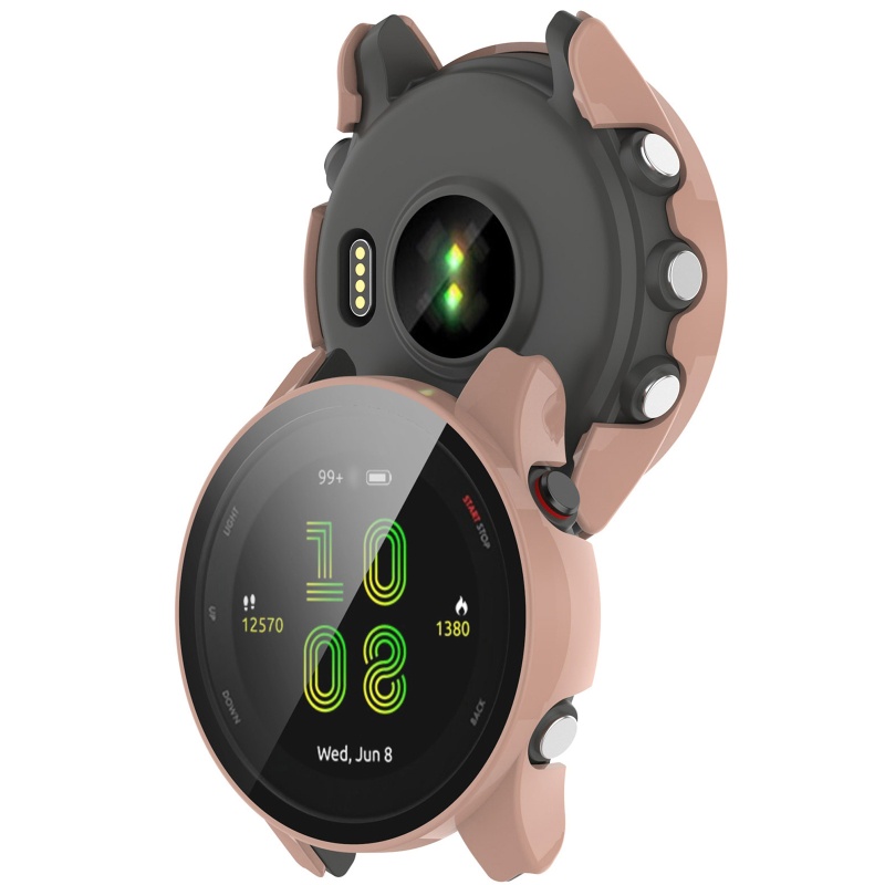 Ốp Bảo Vệ Mặt Đồng Hồ Thông Minh Garmin Forerunner 255 Bằng Kính Cường Lực Chống Sốc