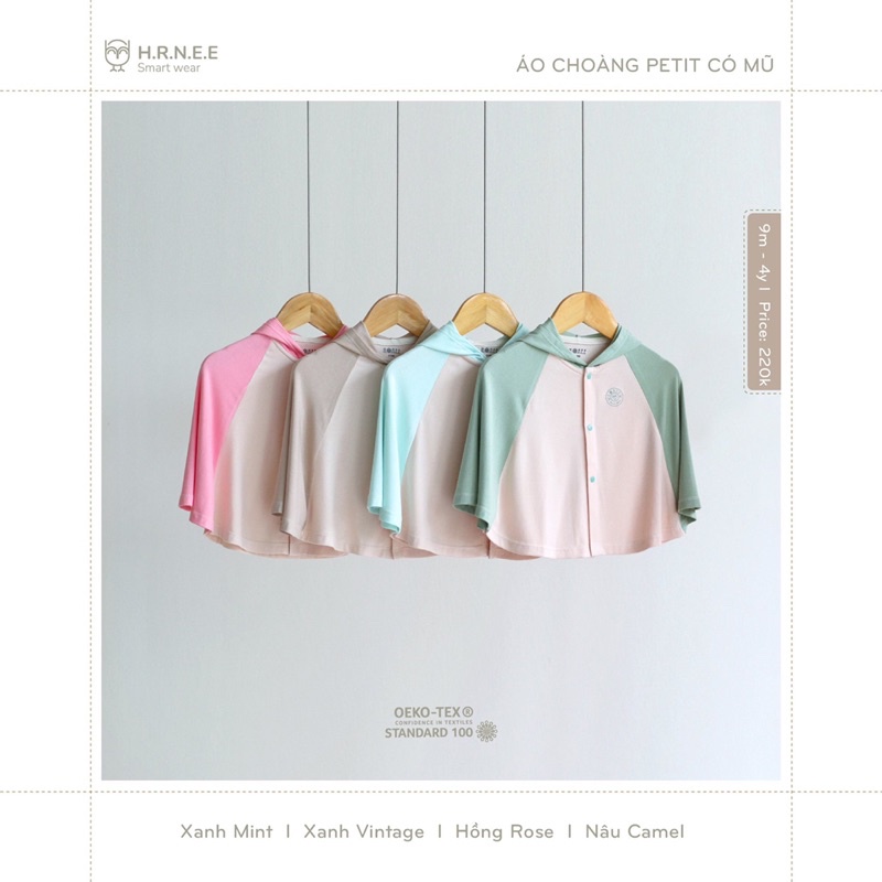 ÁO CHOÀNG CÓ MŨ H.R.NEE 2022