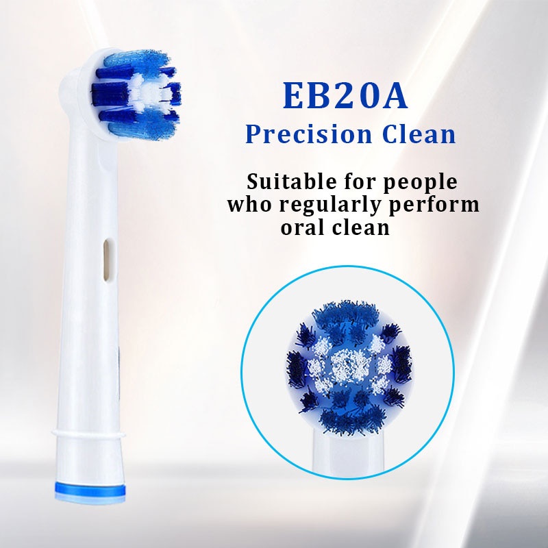 Set 4 Đầu Bàn Chải Điện Thay Thế Cho oral b Infinity cross action advance triumph excel