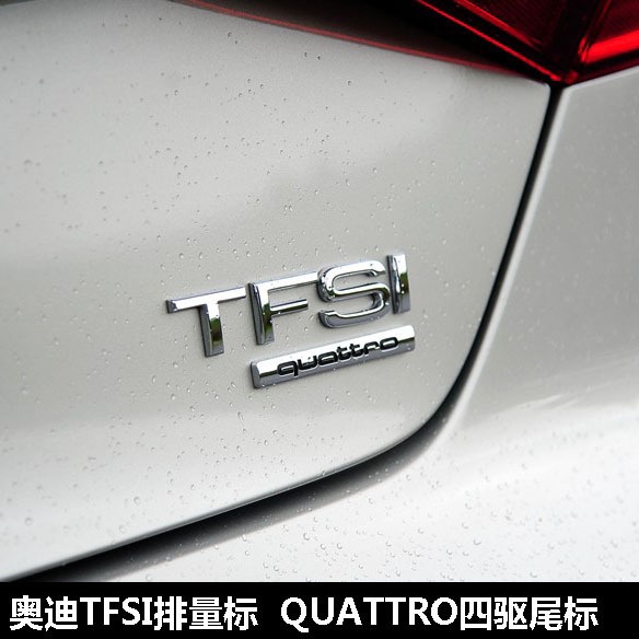 Audi A3 A4L A5 A6L Q3 Q5 Đuôi Hộp Logo Quattro Xe Logo Bốn Bánh Lái Xe Logo Chuyên Dụng Sửa Đổi Phía