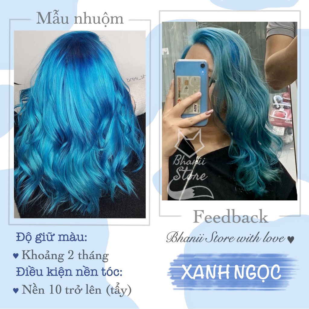 Thuốc nhuộm tóc Xanh Ngọc bhanii store | BigBuy360 - bigbuy360.vn