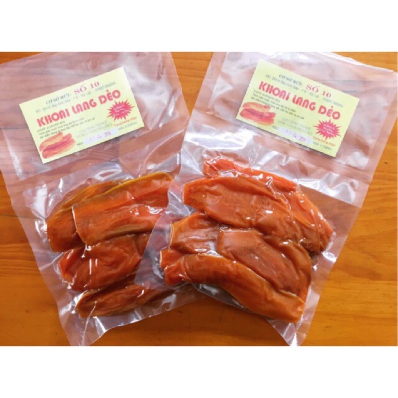 Khoai lang dẻo DLFresh khoai mật sấy dẻo không đường 1kg