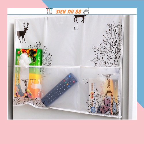 ⚡FREESHIP 50K⚡Tấm phủ tủ lạnh chống bụi chống thấm nhiều hình dễ thương 88225 SIÊU THỊ 88