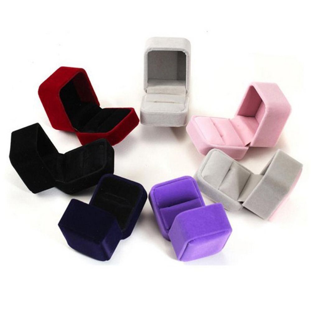 DANILO Hộp đựng nhẫn cưới bằng nhung chất lượng cao làm quà tặng cho cặp đôi