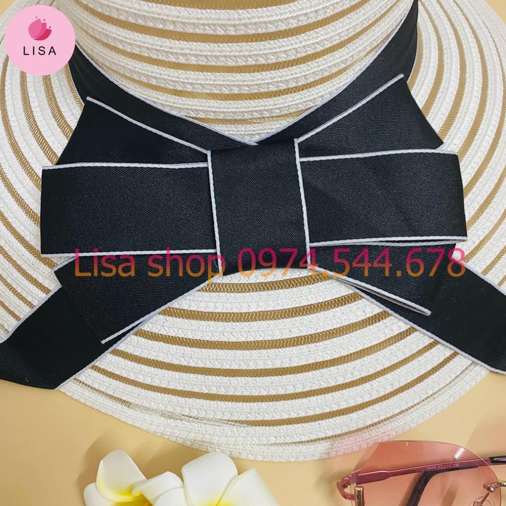 [FREESHIP- HÀNG CAO CẤP] Mũ Cói, Nón Cói Vành Rộng Đi Biển Form Chuẩn phối Nơ, che nắng tuyệt đối mẫu M5