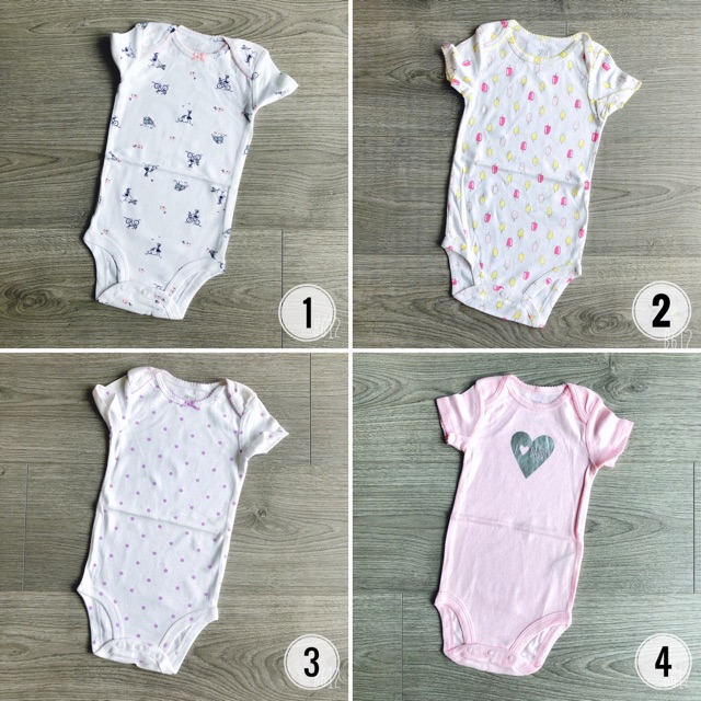Body chip bé gái Carter size 9m (7-9kg)