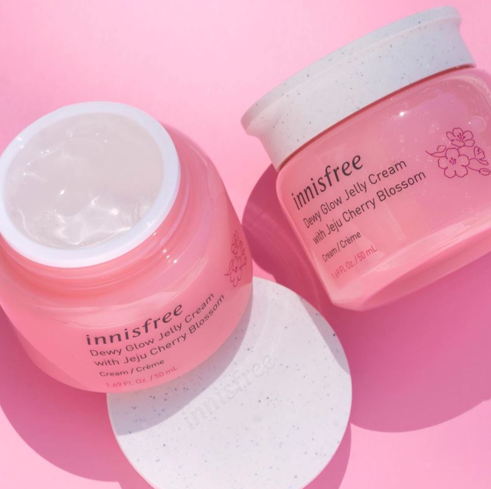 Innisfree - Kem Dưỡng Innisfree Dewy Glow Jelly Cream with Jeju Cherry Blossom  50ml