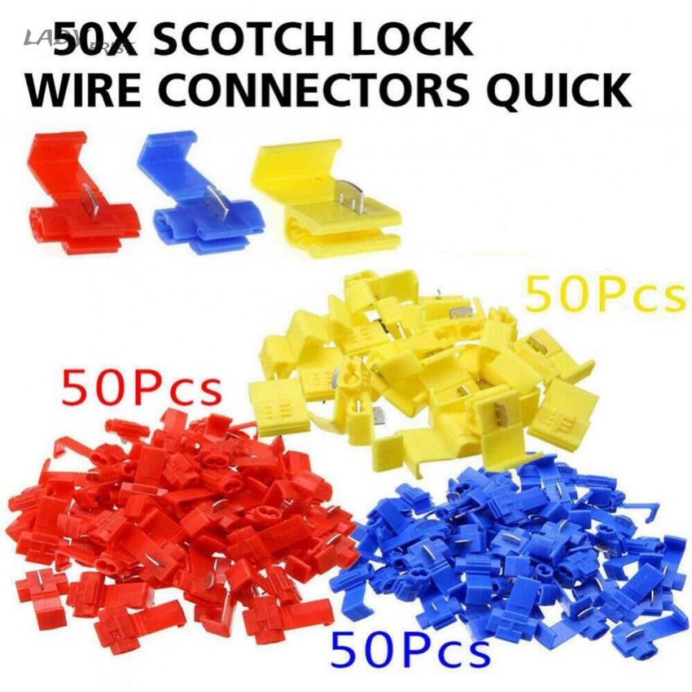 [ FAST SHIPPING ]Connector Connectors Electrical PVC + Copper Red/blue/yellow Terminals Crimp