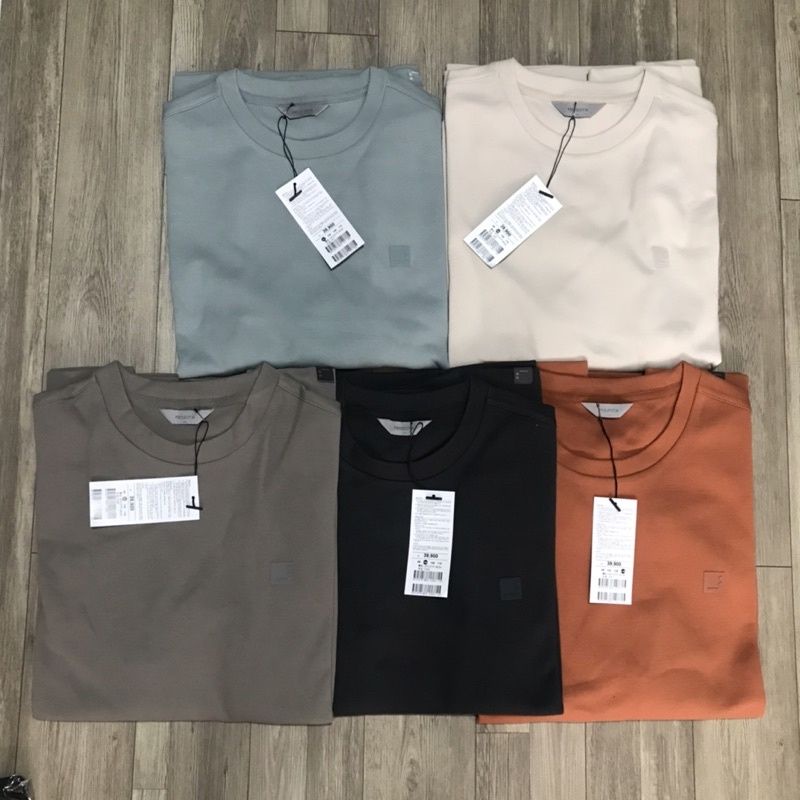 Áo thun nam dài tay xuất hàn dư sịn, full tem mác