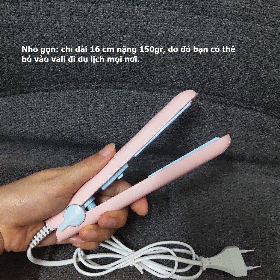 Máy duỗi tóc ép tóc mini enchen hair curler eh1002 - ảnh sản phẩm 7