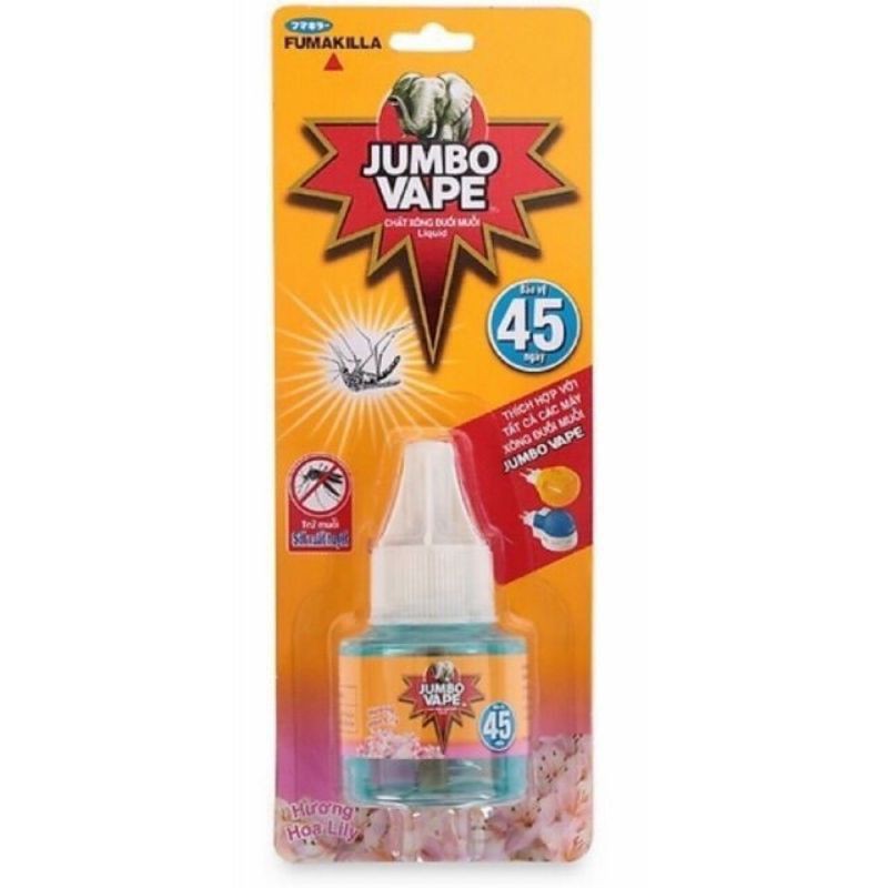 Combo 10 Chất Xông Đuổi Muỗi Jumbo Vape Hương Hoa Lily (34ml)