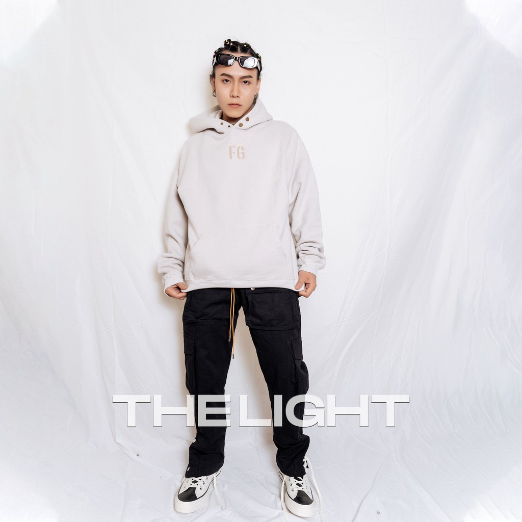 Áo hoodie FEAR OF GOD MAINLINE FG 7th collection dài tay unisex TLS chất liệu Nỉ Bông oversize form rộng